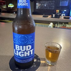 Jack with a Bud chaser.
