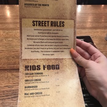 Craft Street Kitchen - Street Rules of the Restaurant - New American Near Me - Trinity, Florida