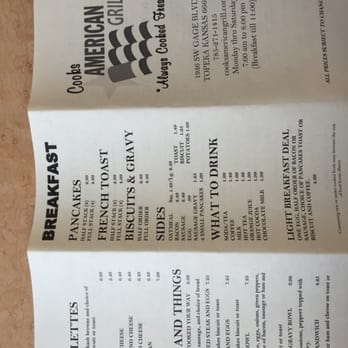 Cook's American Grill - Menu #2 - American Near Me - Topeka, Kansas Cook's American Grill - Menu #2 - American Near Me - Topeka, Kansas