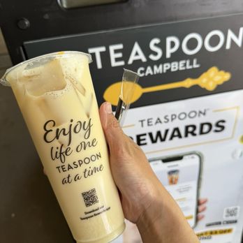 Teaspoon - Liquid Gold - Bubble Tea Near Me - Campbell, California