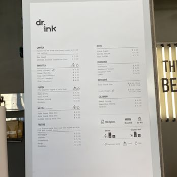 Dr.ink - Menu - Coffee & Tea Near Me - San Jose, California Dr.ink - Menu - Coffee & Tea Near Me - San Jose, California