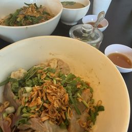 Wonton & BBQ Pork Dry Egg Noodles Wonton & BBQ Pork Dry Egg Noodles