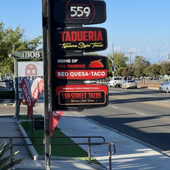 559 Taqueria - a sign for a taqueria - Tacos Near Me - Clovis, California