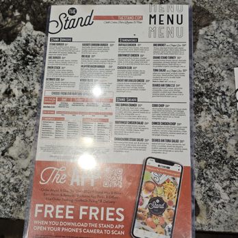 The Stand - American Classics Redefined - Menu (page 2, Sept 2025) - American Near Me - San Jose, California