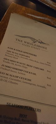 Menu photo 4 The Whalesbone Ottawa, ON