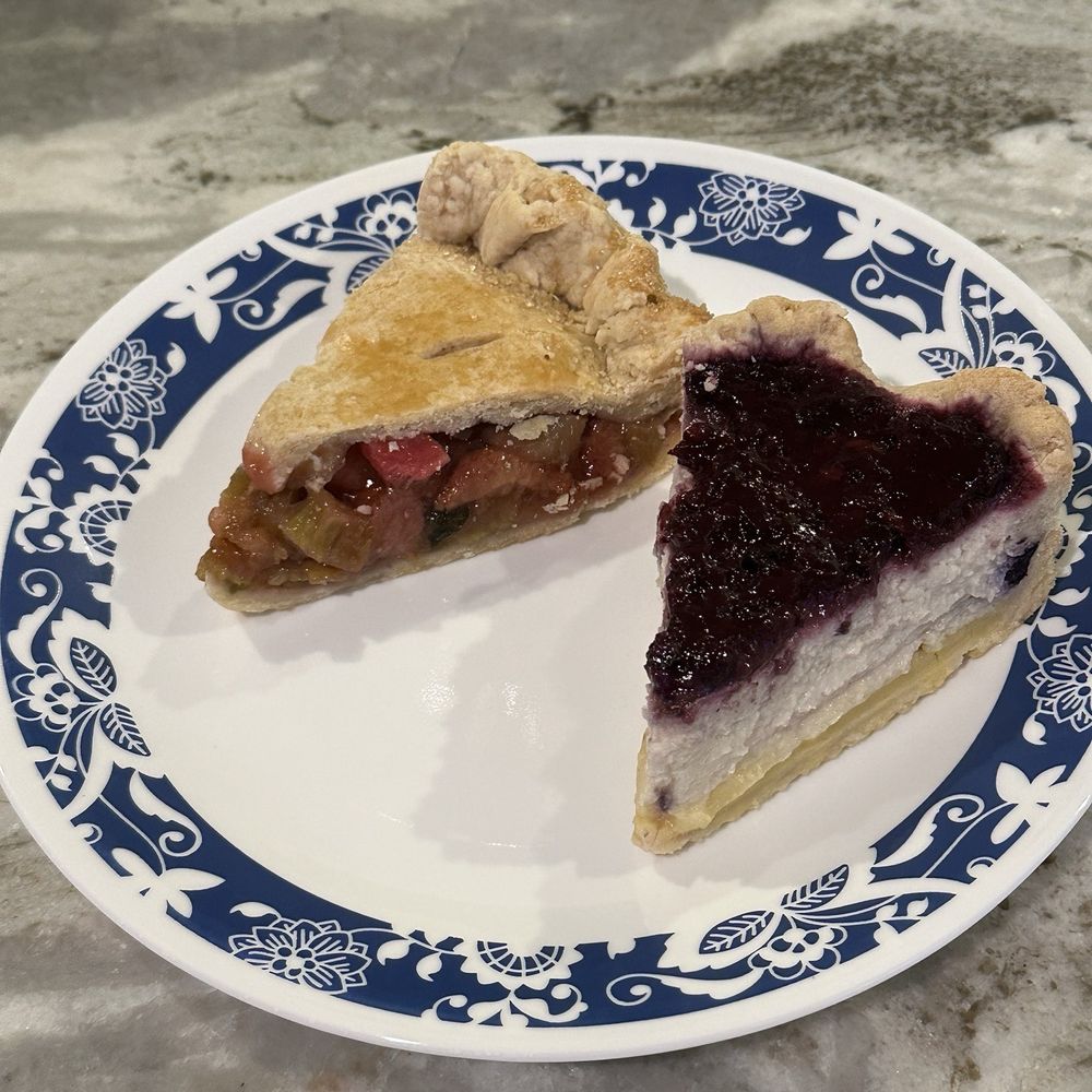 Proper Pie - Strawberry Rhubarb with Meyer Lemon and Mixed Berry - Desserts Near Me - Richmond, Virginia Proper Pie - Strawberry Rhubarb with Meyer Lemon and Mixed Berry - Desserts Near Me - Richmond, Virginia