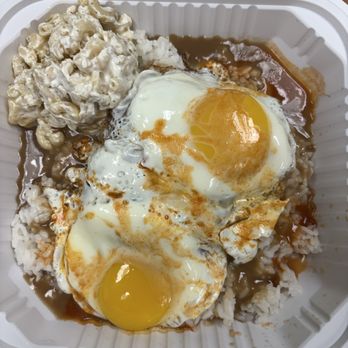 Tsukenjo - Locomoco sunny eggs - Breakfast & Brunch Near Me - Honolulu, Hawaii