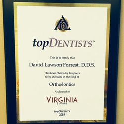 David Forrest, DDS - Dr. David Forrest - Congratulations on this award. Your patients also appreciate your concern, compassion, and your expertise. Thank you!