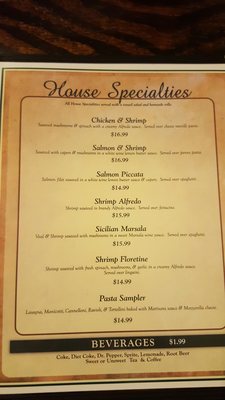 Menu photo 7 Pap's Italian Grill Bandera, TX