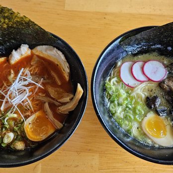 Ramen Sumiya - #3 spicy on the left and #1 on the right - Ramen Near Me - Torrance, California Ramen Sumiya - #3 spicy on the left and #1 on the right - Ramen Near Me - Torrance, California