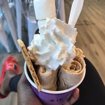 Simply Rolled Ice Cream - S'more! - Ice Cream & Frozen Yogurt Near Me - Cincinnati, Ohio Simply Rolled Ice Cream - S'more! - Ice Cream & Frozen Yogurt Near Me - Cincinnati, Ohio