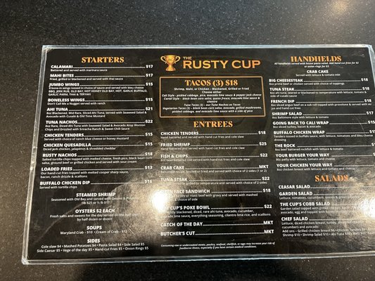 Menu photo 5 The Rusty Cup Bethany Beach, DE