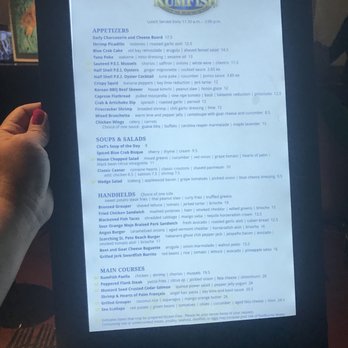 RumFish Grill - Their menu is computerized. - Seafood Near Me - St Pete Beach, Florida