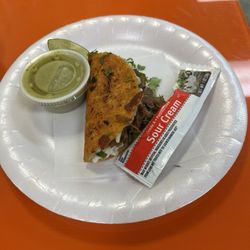 Super Taquerias - No Birris so got a fried chicken taco....delicious