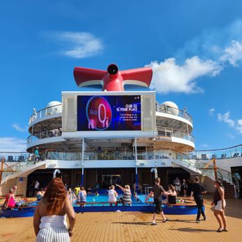 Carnival Sunrise - 10th floor outside deck - Tours Near Me - Miami, Florida