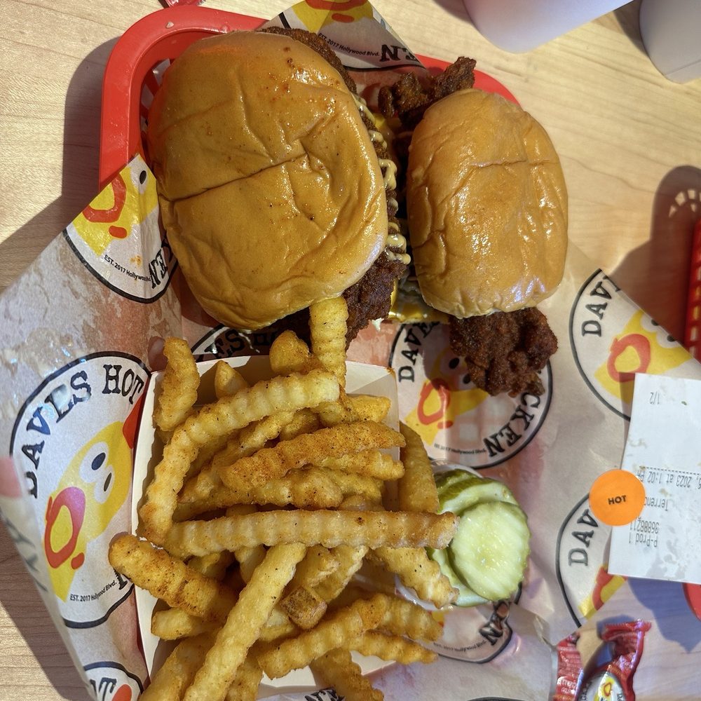 Dave's #2 2 Sliders w/ Fries Dave's #2 2 Sliders w/ Fries