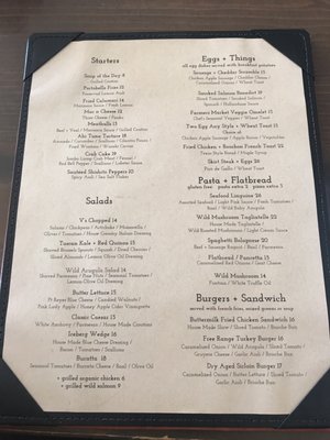 Menu photo 8 V's restaurant + bar Malibu, CA Menu photo 8 V's restaurant + bar Malibu, CA