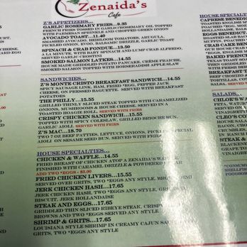Zenaida's Cafe - Menu - Cafes Near Me - Las Vegas, Nevada