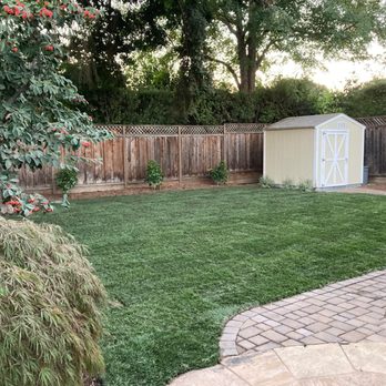 Modica Landscaping - a backyard with a shed - Landscaping Near Me - Redwood City, California Modica Landscaping - a backyard with a shed - Landscaping Near Me - Redwood City, California