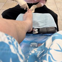 AI Nails And Heat Spa - Getting a pedicure
