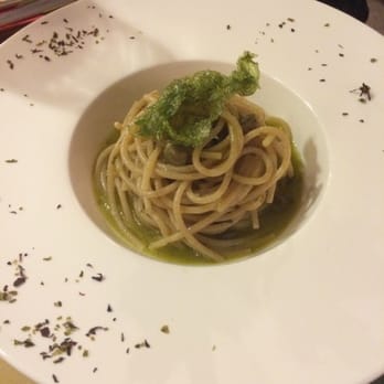 La Stanza del Gusto - Black flour pasta with seaweed - Italian Near Me - Naples, NA La Stanza del Gusto - Black flour pasta with seaweed - Italian Near Me - Naples, NA