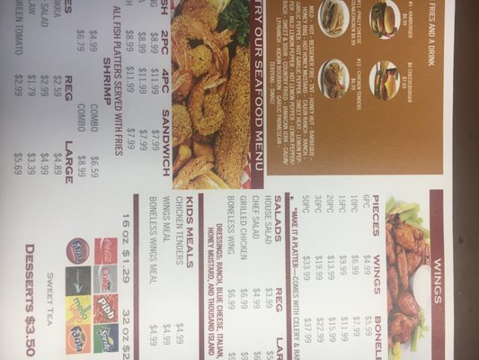 Menu photo 3 J Wings 2 Bessemer, AL