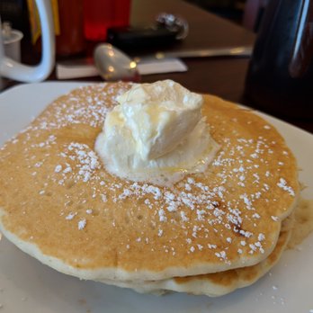 Woodbridge Cafe - Pancakes. Yes, they were good. - Cafes Near Me - Sachse, Texas