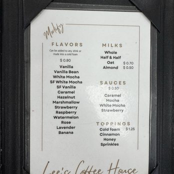 Lee's Coffee House - Coffee & Tea Near Me - Fillmore, California Lee's Coffee House - Coffee & Tea Near Me - Fillmore, California