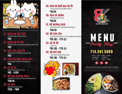 Menu photo 2 Bap’s Kitchen Garden Grove, CA