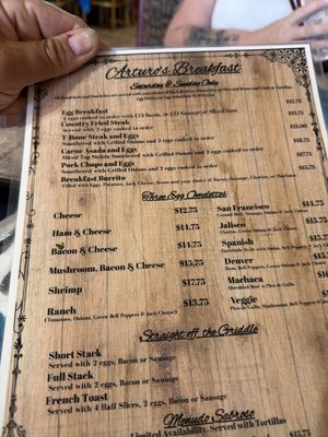 Menu photo 1 Arturo's Grill Hemet, CA Menu photo 1 Arturo's Grill Hemet, CA