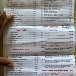 Peking House - New menu prices