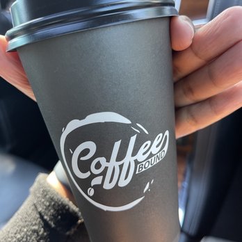Coffee Bound - Sleek coffee cup - Coffee & Tea Near Me - Schertz, Texas
