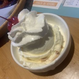 Only photo I took... our dessert lol Only photo I took... our dessert lol