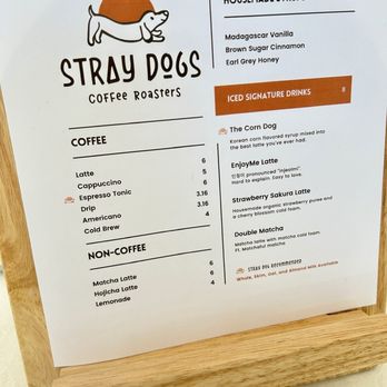 Stray Dogs Coffee Roasters - Menu - Coffee Roasteries Near Me - Riverside, California Stray Dogs Coffee Roasters - Menu - Coffee Roasteries Near Me - Riverside, California