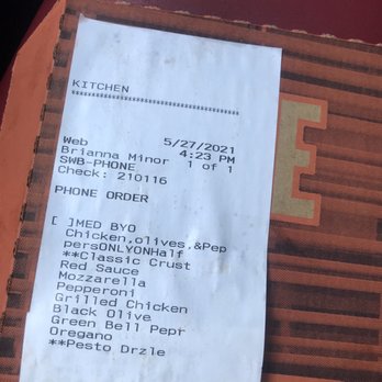 Blaze Pizza - Receipt - Salad Near Me - Pasadena, California Blaze Pizza - Receipt - Salad Near Me - Pasadena, California