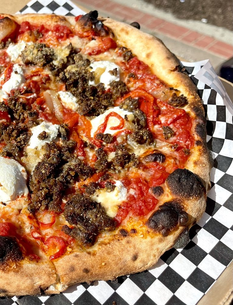 Food from Krust Pizza & Bourbon Bar