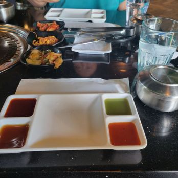 Meat Project - Table ready for the meat fest - Korean Near Me - Centreville, Virginia