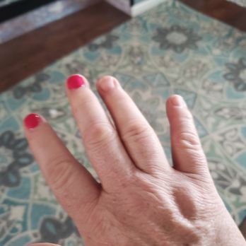 Tony's Nails & Spa - usually gel has to be removed utilizing chemicals.... polish literally fell off in one complete piece on 3 fingers. - Nail Salons Near Me - Mason City, Iowa Tony's Nails & Spa - usually gel has to be removed utilizing chemicals.... polish literally fell off in one complete piece on 3 fingers. - Nail Salons Near Me - Mason City, Iowa