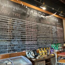 Michigan Beer Growler Company - Beer menu