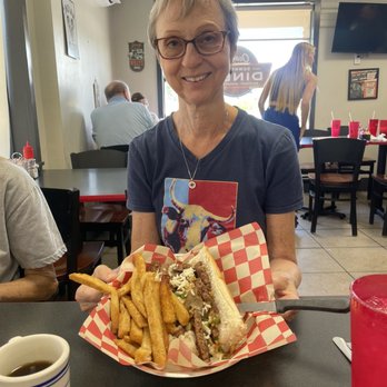 Ocala's Downtown Diner - Vegan Philly Cheese Steak Sandwich - Diners Near Me - Ocala, Florida Ocala's Downtown Diner - Vegan Philly Cheese Steak Sandwich - Diners Near Me - Ocala, Florida