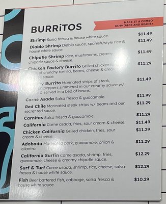 Menu photo 7 The Burrito Factory Poway, CA Menu photo 7 The Burrito Factory Poway, CA