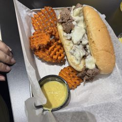 Longhorn Saloon - Cheesesteak Sandwich