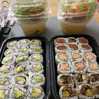 Okinawa Sushi Restaurant - two trays of sushi - Sushi Bars Near Me - Hoboken, New Jersey Okinawa Sushi Restaurant - two trays of sushi - Sushi Bars Near Me - Hoboken, New Jersey