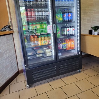 All Star Pizza - a refrigerated refrigerator in a restaurant - Pizza Near Me - Woonsocket, Rhode Island