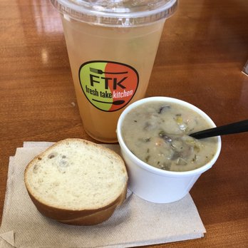Fresh Take Kitchen - Delicious wild mushroom soup and cantaloupe agua fresca! - Soup Near Me - Columbus, Indiana Fresh Take Kitchen - Delicious wild mushroom soup and cantaloupe agua fresca! - Soup Near Me - Columbus, Indiana