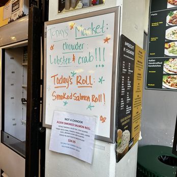 Pike Place Chowder - Look at the board - Seafood Near Me - Seattle, Washington Pike Place Chowder - Look at the board - Seafood Near Me - Seattle, Washington