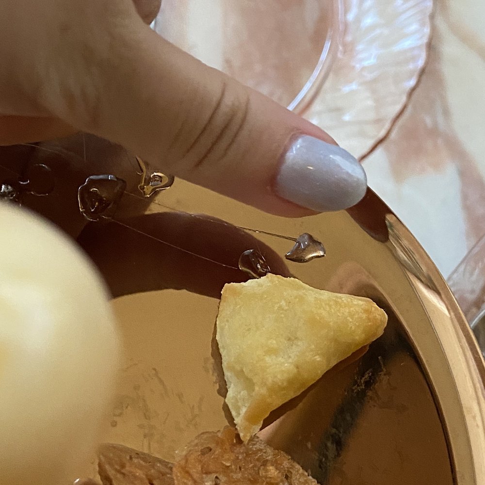 Goldie's Sunken Bar - "Scone" with thumb for scale! - Cocktail Bars Near Me - Austin, Texas