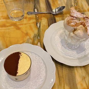 Mother Wolf - Tiramisu and ginger yuzu sorbet - Italian Near Me - Los Angeles, California Mother Wolf - Tiramisu and ginger yuzu sorbet - Italian Near Me - Los Angeles, California