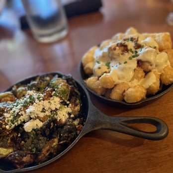 Pappy McGregor's - Crispy Brussels Sprouts & Pepper Jack Bacon Tarter Tots - Irish Pub Near Me - Paso Robles, California