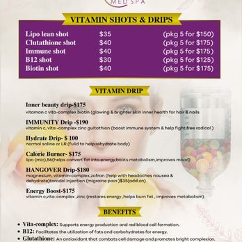 Glee Med Spa - Our Vitamin shots and IV menu - Medical Spas Near Me - Timonium, Maryland Glee Med Spa - Our Vitamin shots and IV menu - Medical Spas Near Me - Timonium, Maryland